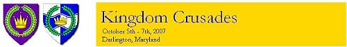 SCA Event - Kingdom Crusades